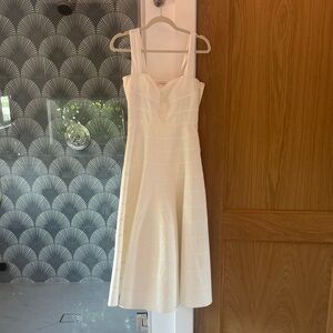 CBK Inspired Altuzarra Cream Midi Dress